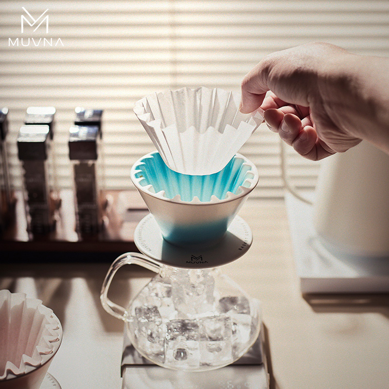Coffee Tea Paper Cups - Filtry papierowe MUVNA Natural do kawy