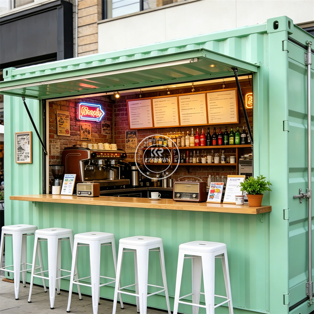 Tea Coffee Set Up - Dostosowany Mobilny Kontenerowy Food Truck, Kiosk