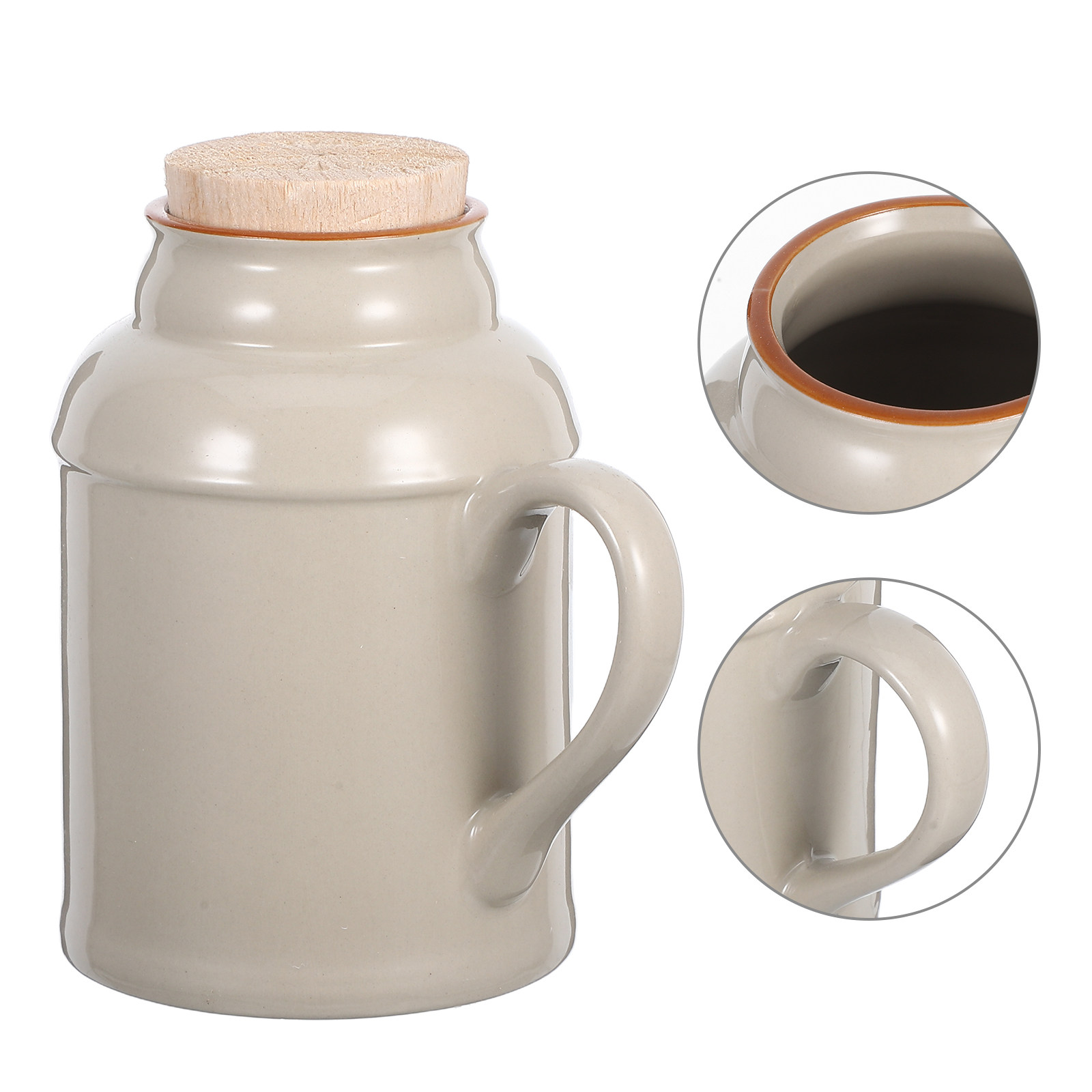 Coffee Tea Uses - Dekoracyjny ceramiczny czajnik w stylu vintage