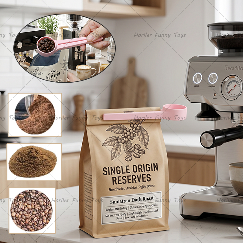 Coffee Tea Uses - Łyżeczki do kawy z klipsami do