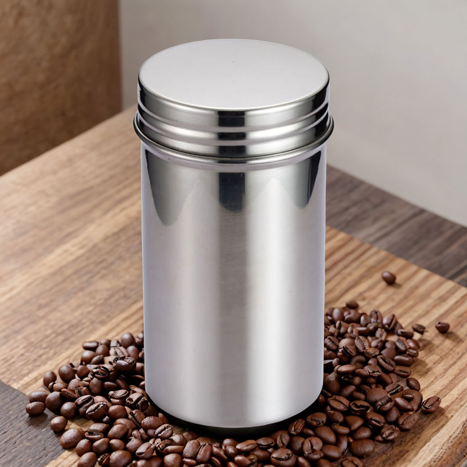 Coffee Tea Bean Leaf - 304 ze stali nierdzewnej zamknięty pojemnik