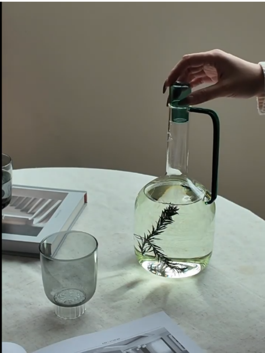 Coffee Tea Water Heater - Nordycki Kolorowy Żaroodporny Szklany Czajnik Termos