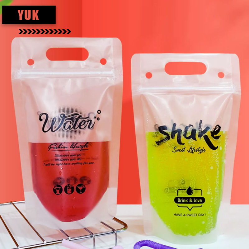 Juice Tea Coffee - Personalizowane drukowane przezroczyste opakowania na napoje,