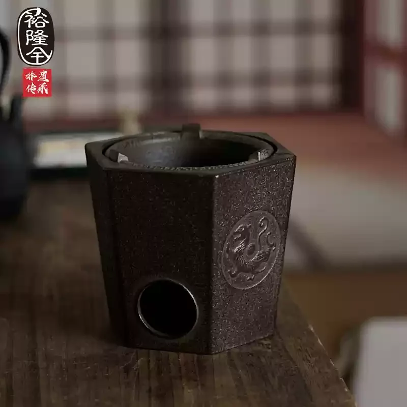 Cast Iron Teapot - Żeliwny podgrzewacz do czajnika, piec na