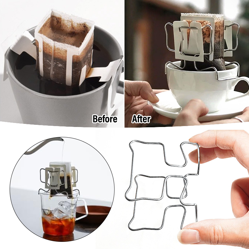 Coffee Tea Paper Cups - Wielorazowy uchwyt na woreczki filtrujące do