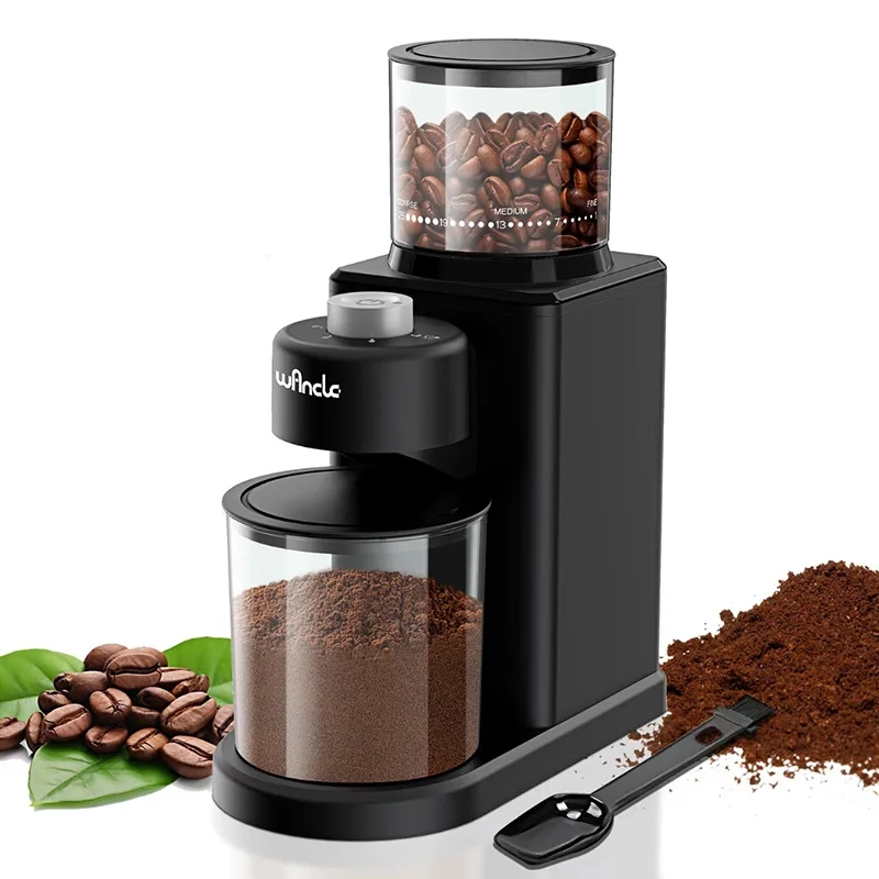 French Press Glass - Młynek do kawy automatyczny elektryczny stożkowy