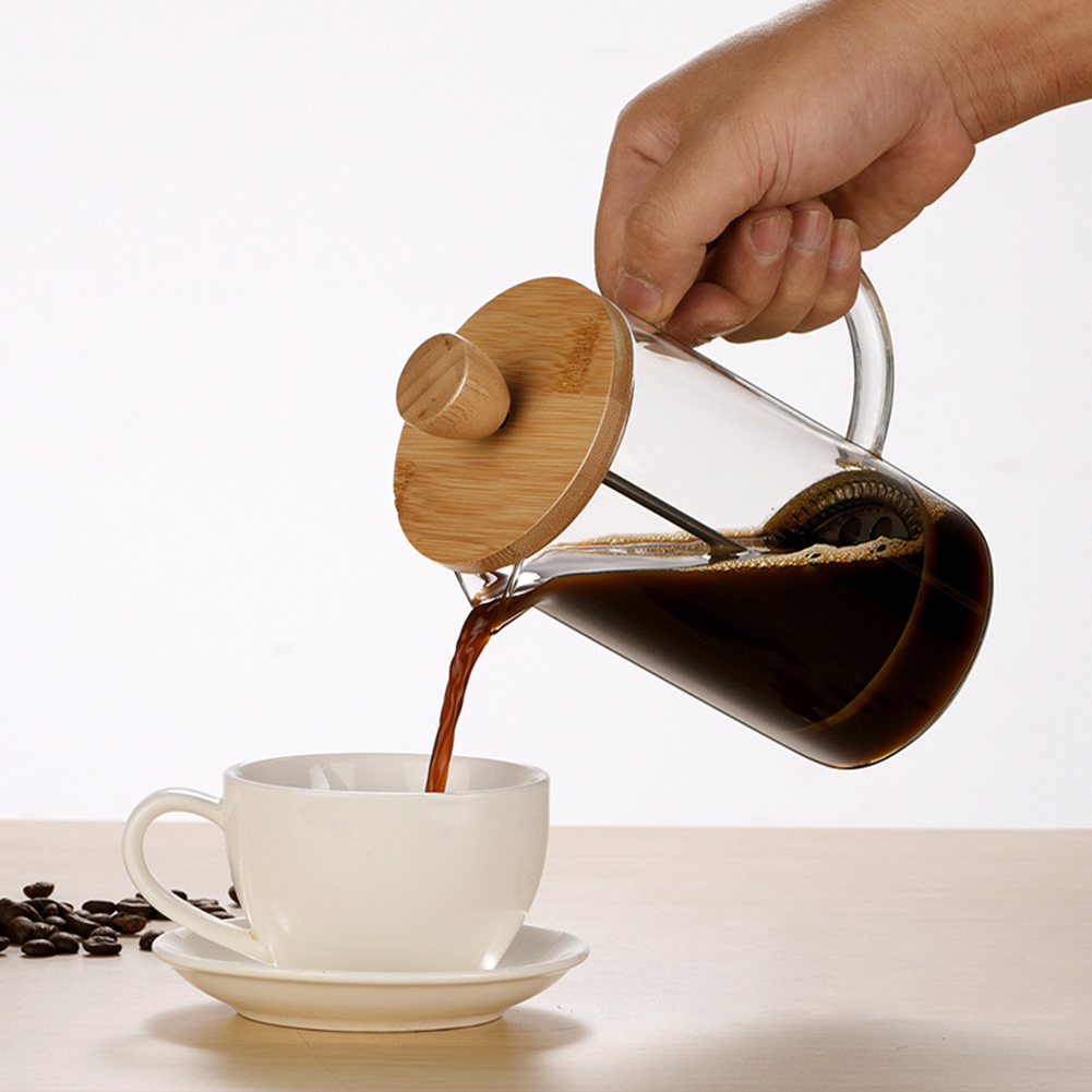 French Press Glass - Wielofunkcyjny domowy ekspres do kawy French