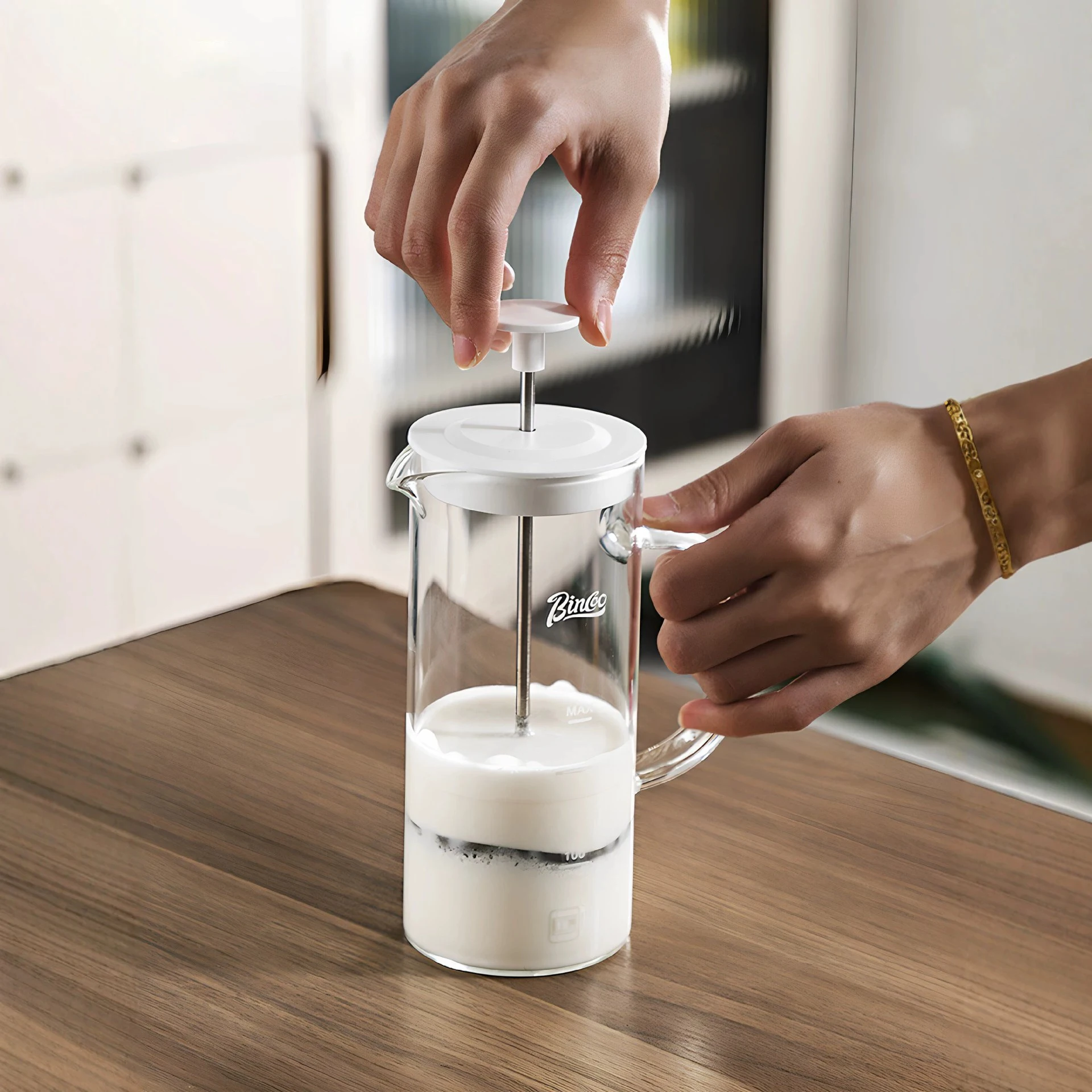 French Press Glass - Kawiarka French Press 550ml Szklana Domowa