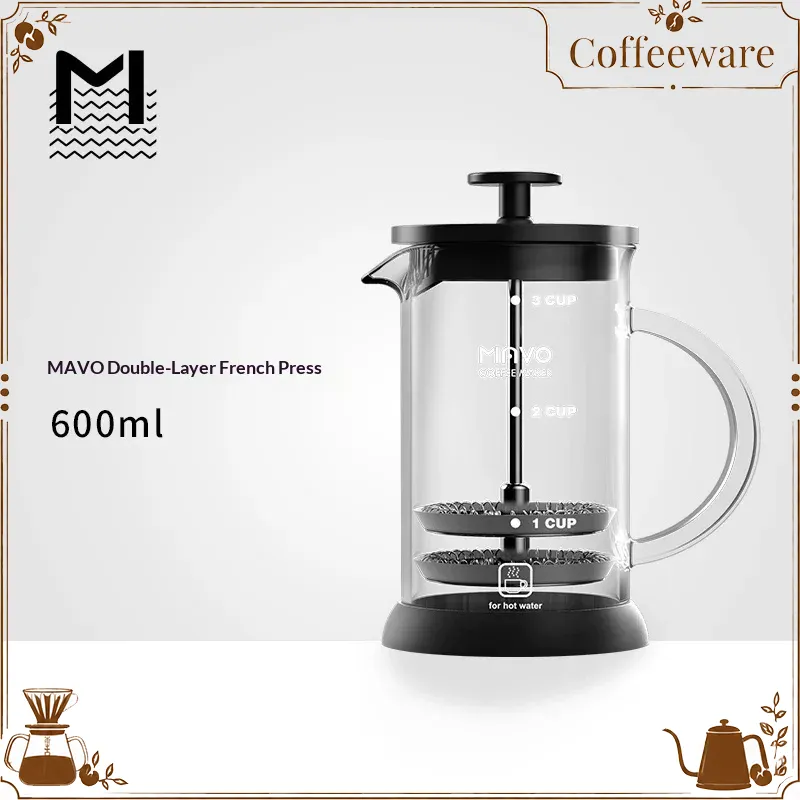 French Press Glass - MAVO French Press do kawy z