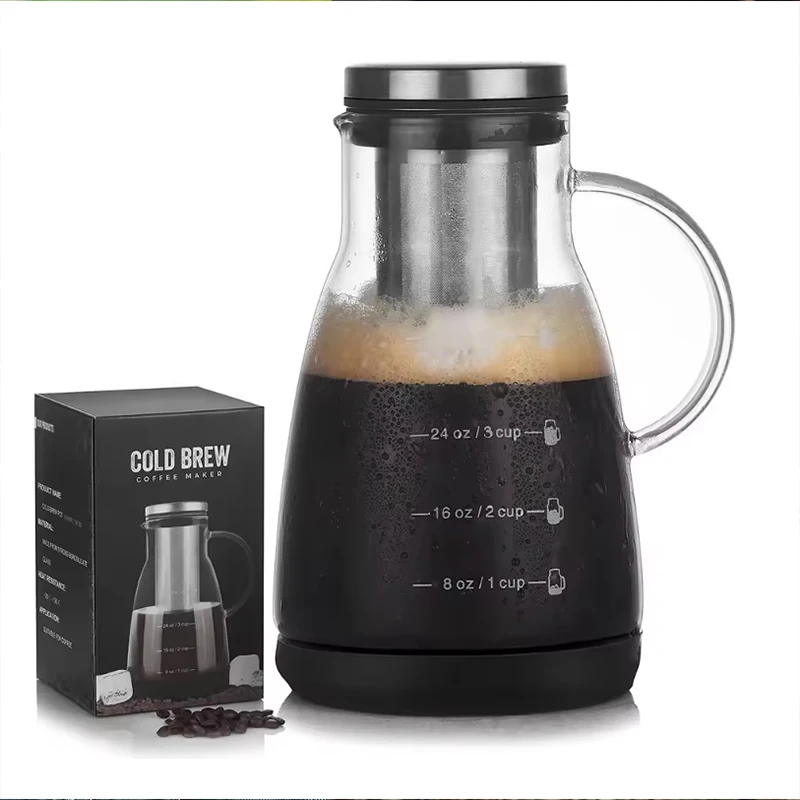 Juice Tea Coffee - Szklany dzbanek do espresso i kawy