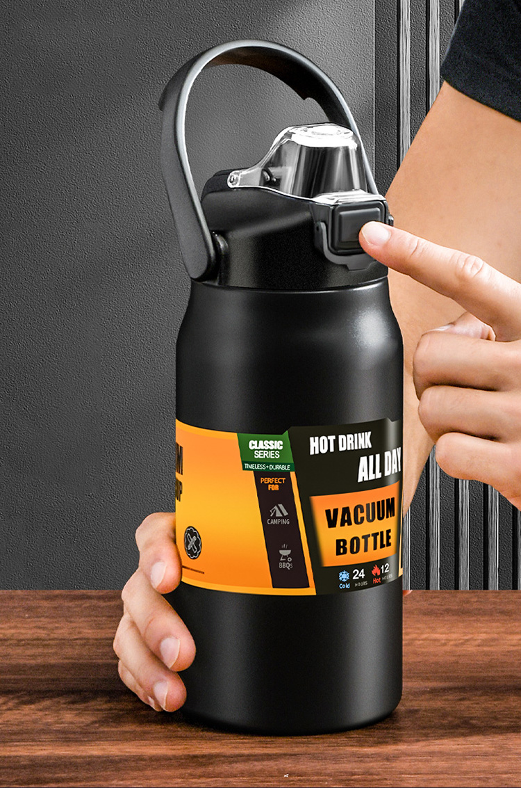 Cold Brew Jar - Przenośny termos ze słomką Kubek termiczny