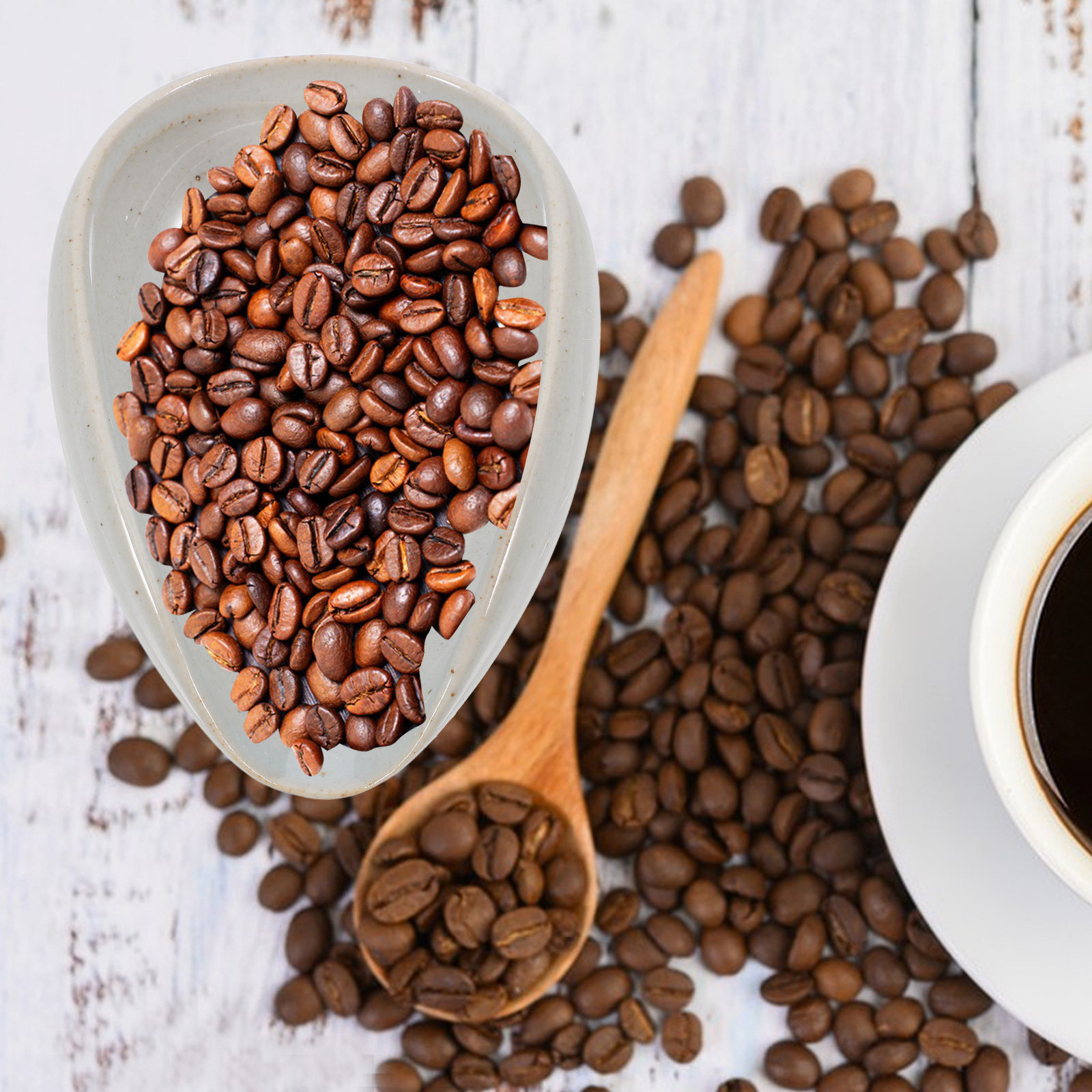 Ceramiczna taca dozująca ziarn – Coffee Leaves Tea recenzja i cena