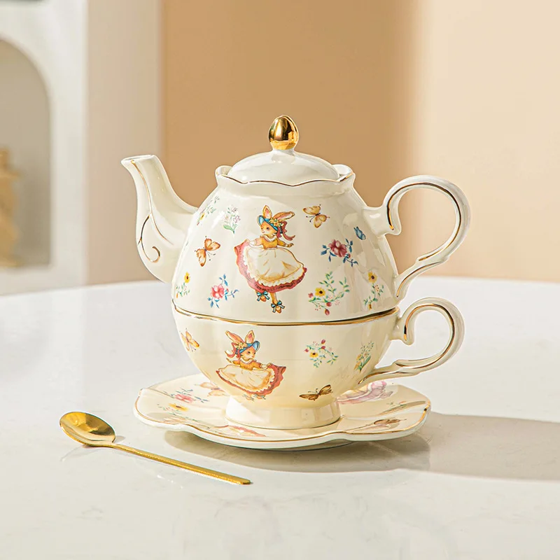 Ceramiczny czajnik z motywem k – Coffee Tea Drawing recenzja i cena