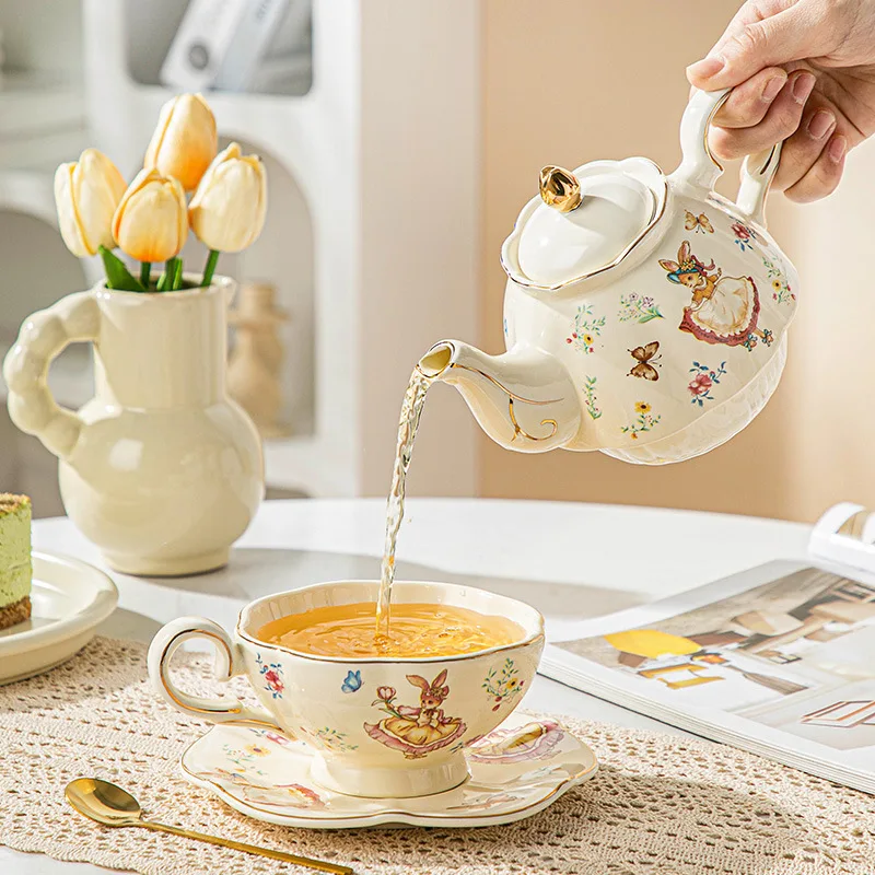 Ceramiczny czajnik z motywem k – Coffee Tea Drawing recenzja i cena