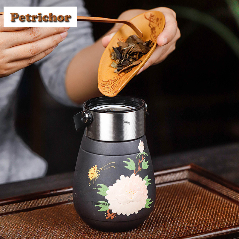HOYIHM 400ml Termos z fioletow – Coffee Tea Tumbler recenzja i cena