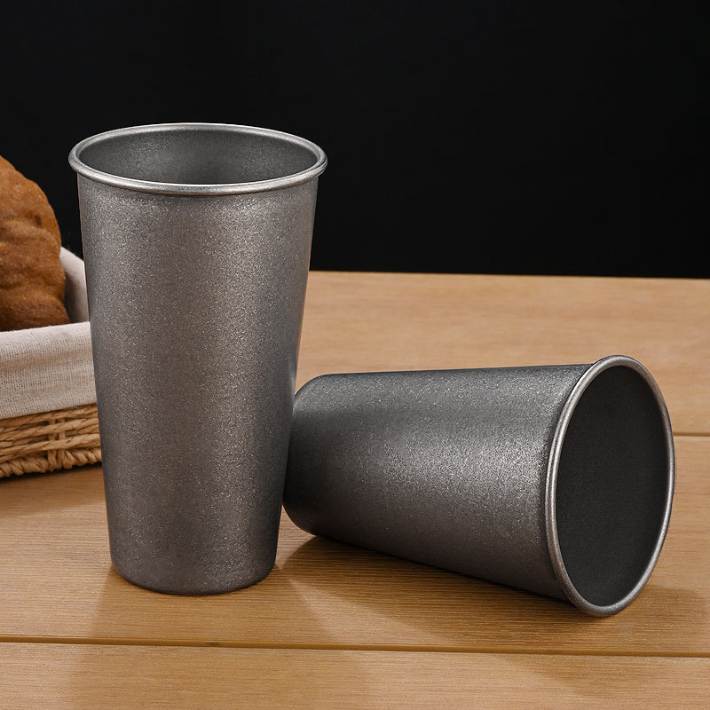 Retro srebrne kubki do picia z – Coffee Tea Tumbler recenzja i cena