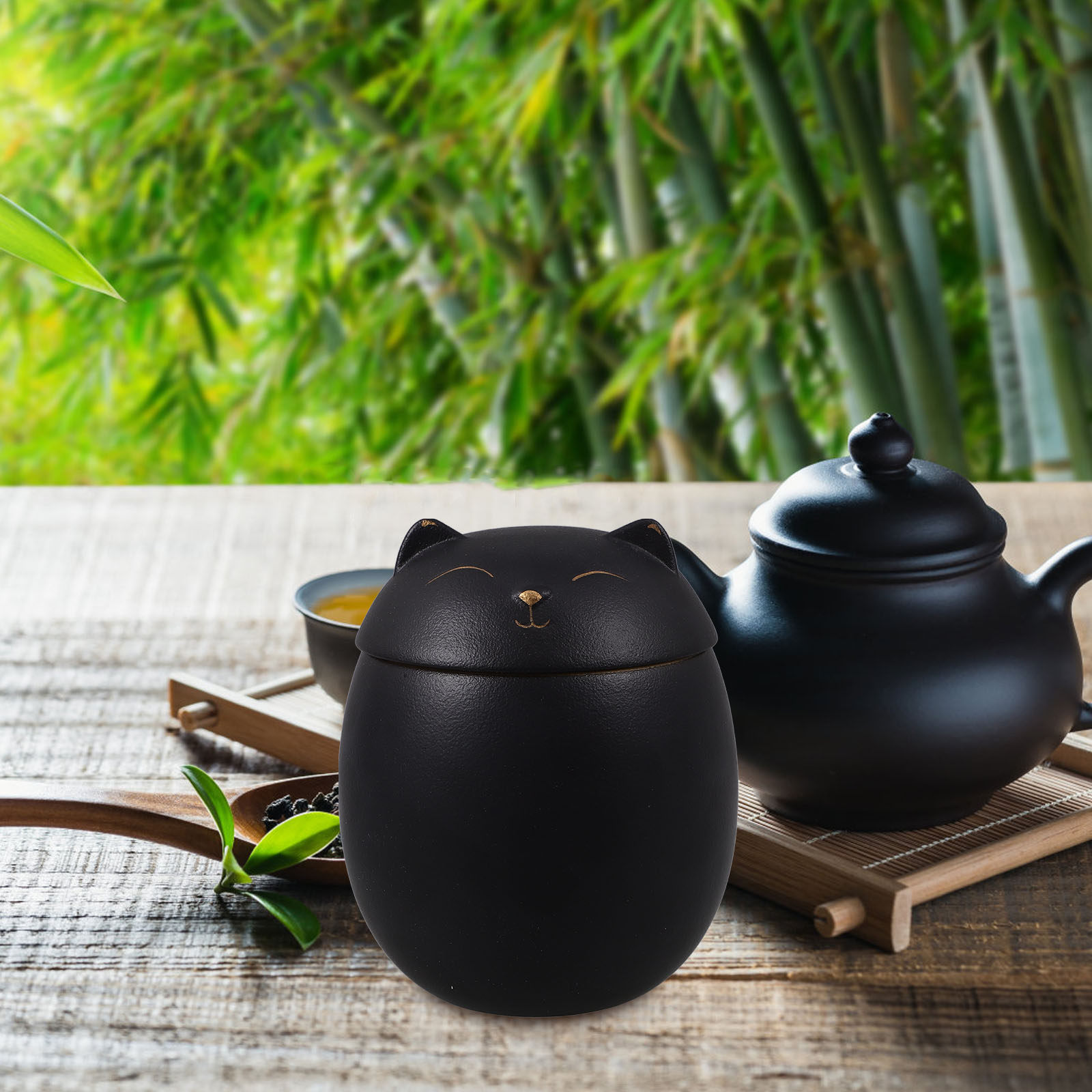 Ceramiczny, szczelny słoik do  – Coffee Tea Bean Leaf recenzja i cena