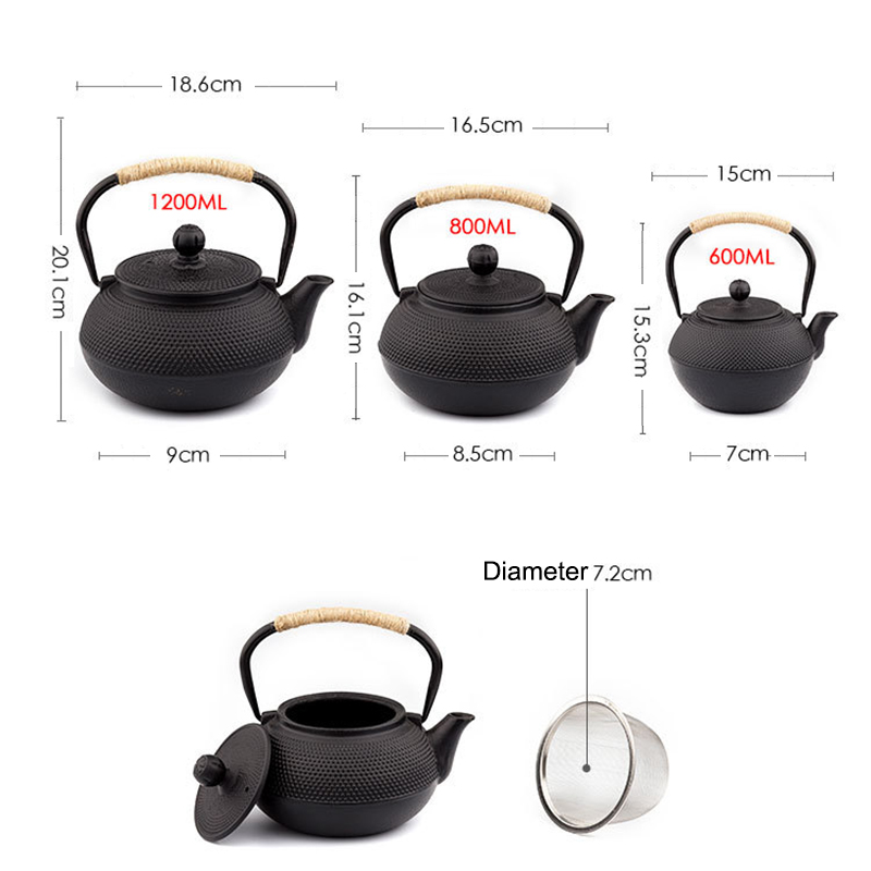 UPORS Japoński żelazny dzbanek – Cast Iron Teapot recenzja i cena