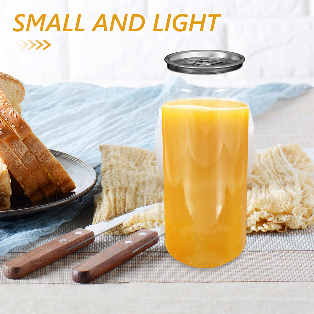 5 szt. przezroczystych puszek  – Juice Tea Coffee recenzja i cena