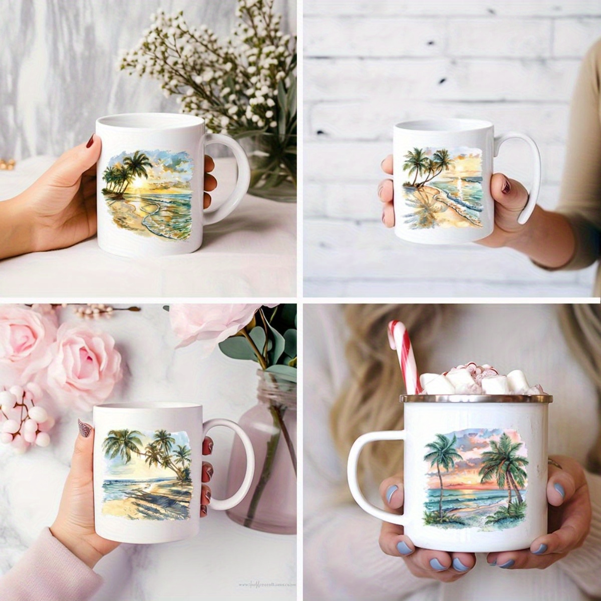 24 szt./zestaw Letnie Tropikal – Coffee Tea Paper Cups recenzja i cena