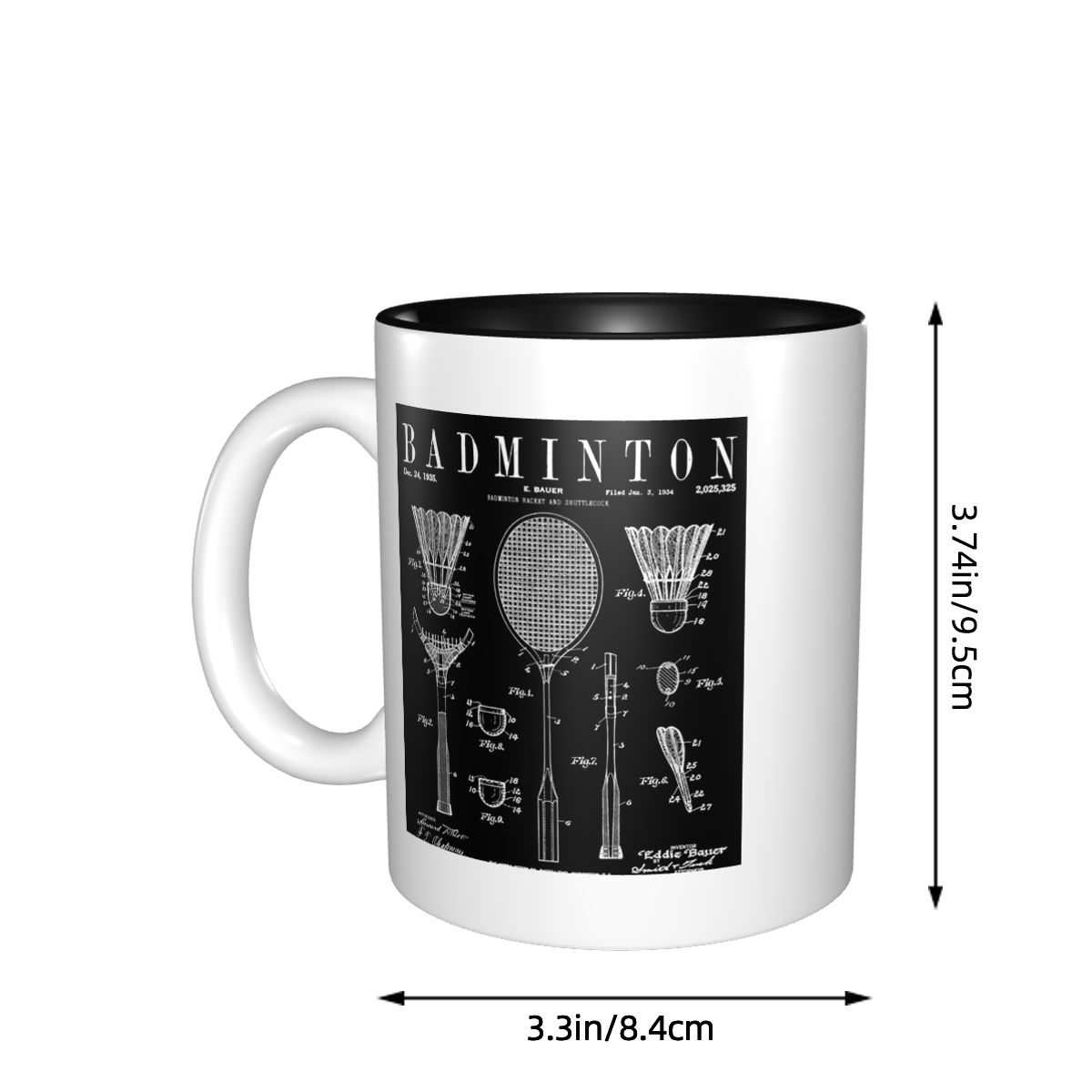 Kubek z nadrukiem starego pate – Coffee Tea Drawing recenzja i cena
