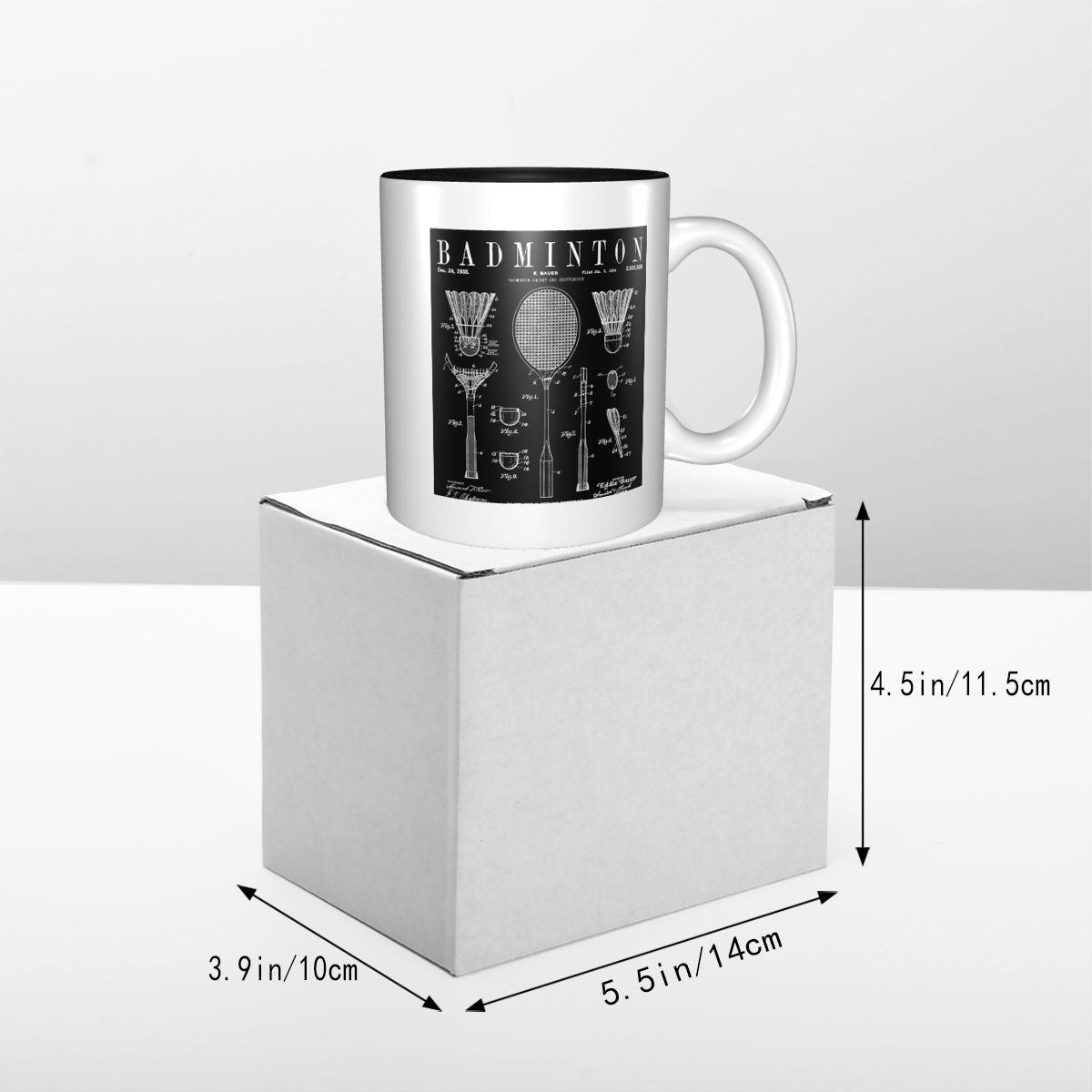 Kubek z nadrukiem starego pate – Coffee Tea Drawing recenzja i cena