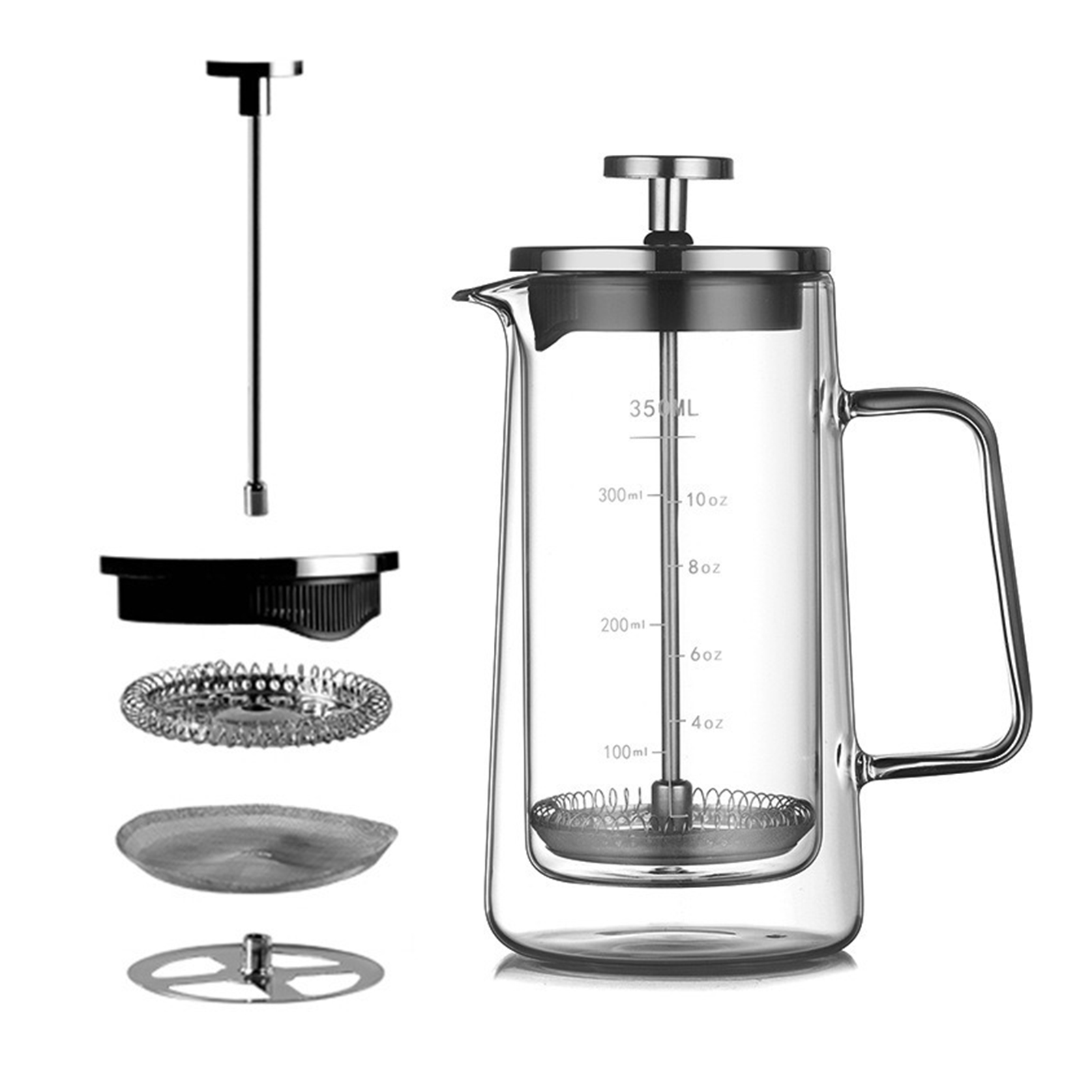 Dwuwarstwowy ekspres do kawy F – French Press Glass recenzja i cena