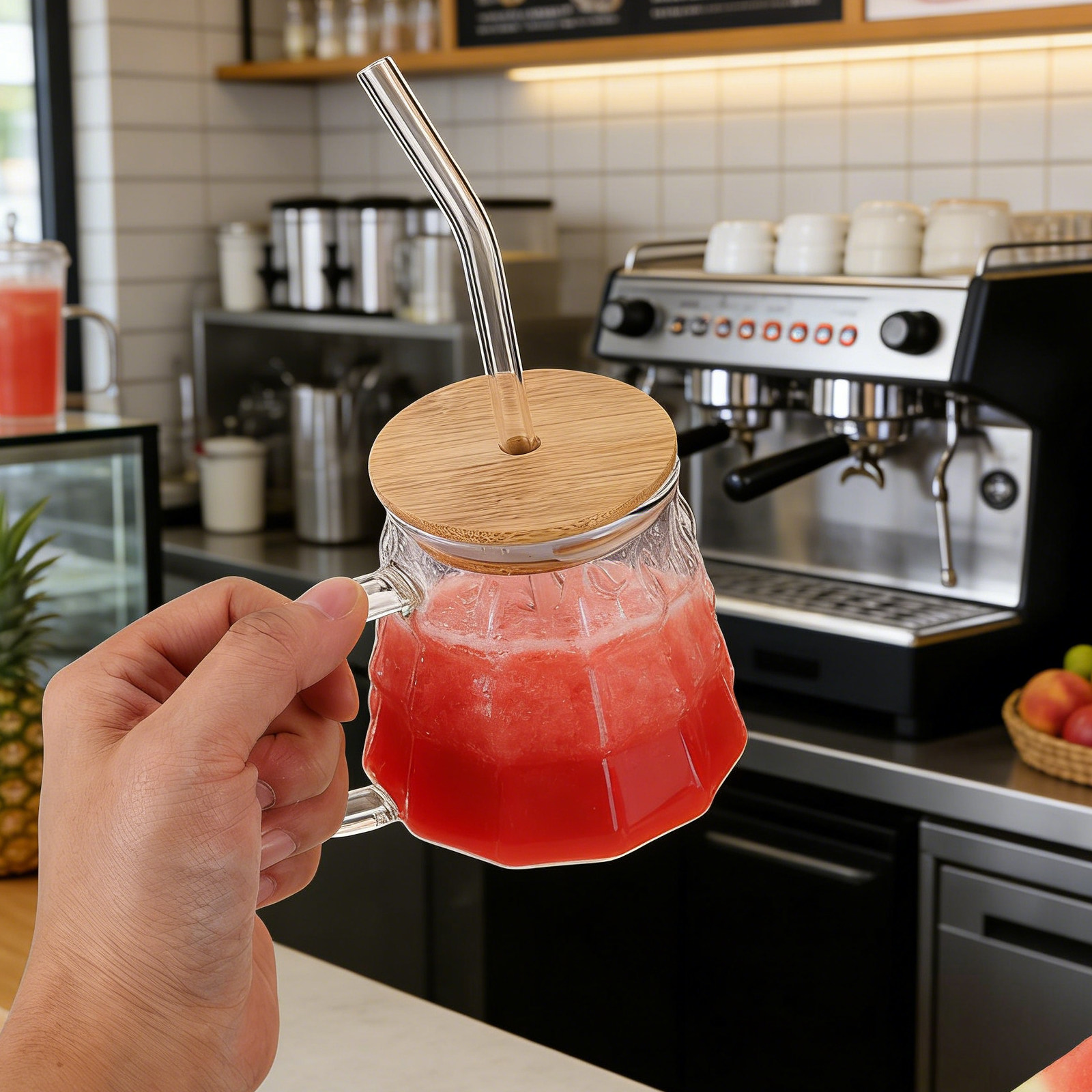 Przezroczysty szklany kubek na – Coffee Tea Tumbler recenzja i cena