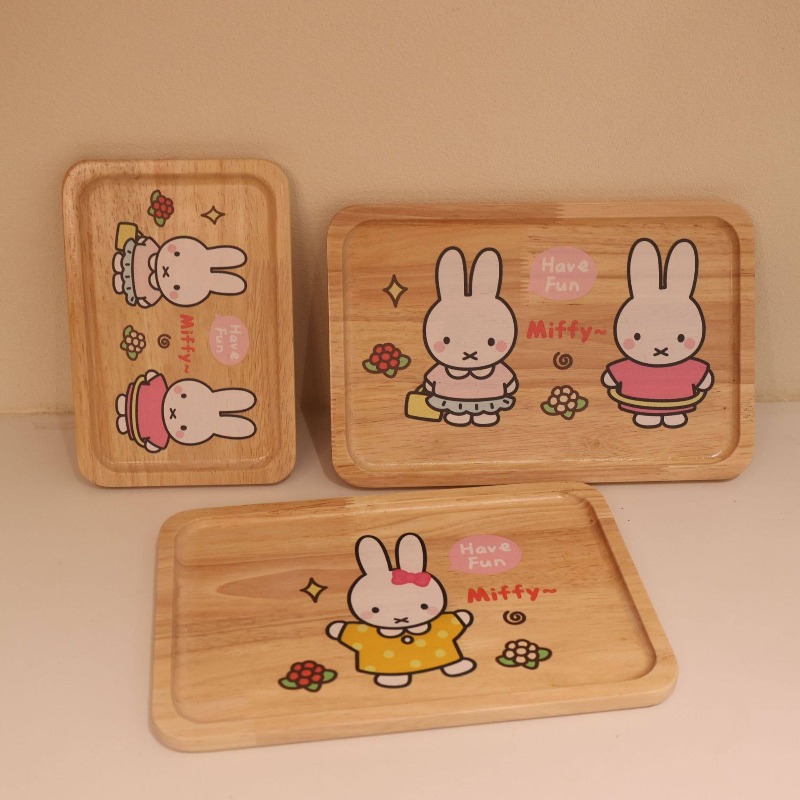 Talerz drewniany Miffy Rabbit  – Coffee Tea Uses recenzja i cena