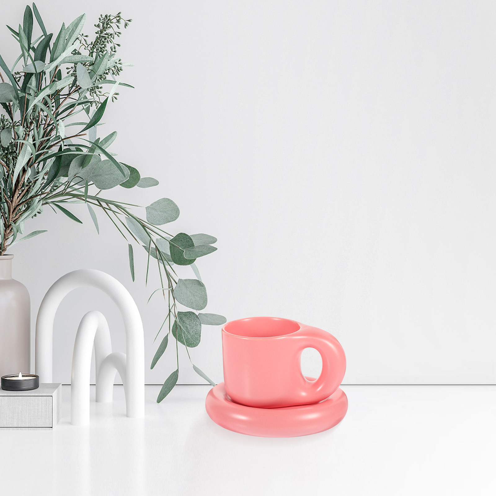 Ceramiczny Zestaw Filiżanek do – Coffee Tea Uses recenzja i cena