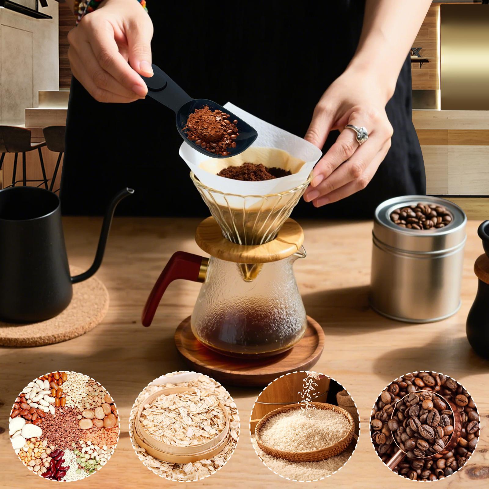 Łyżka do kawy z klipsem, uniwe – Coffee Tea Bean Leaf recenzja i cena