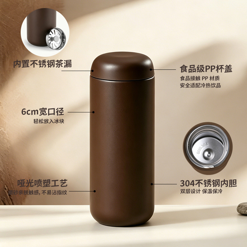 Termos na wodę 450 ml z sitkie – French Press Glass recenzja i cena