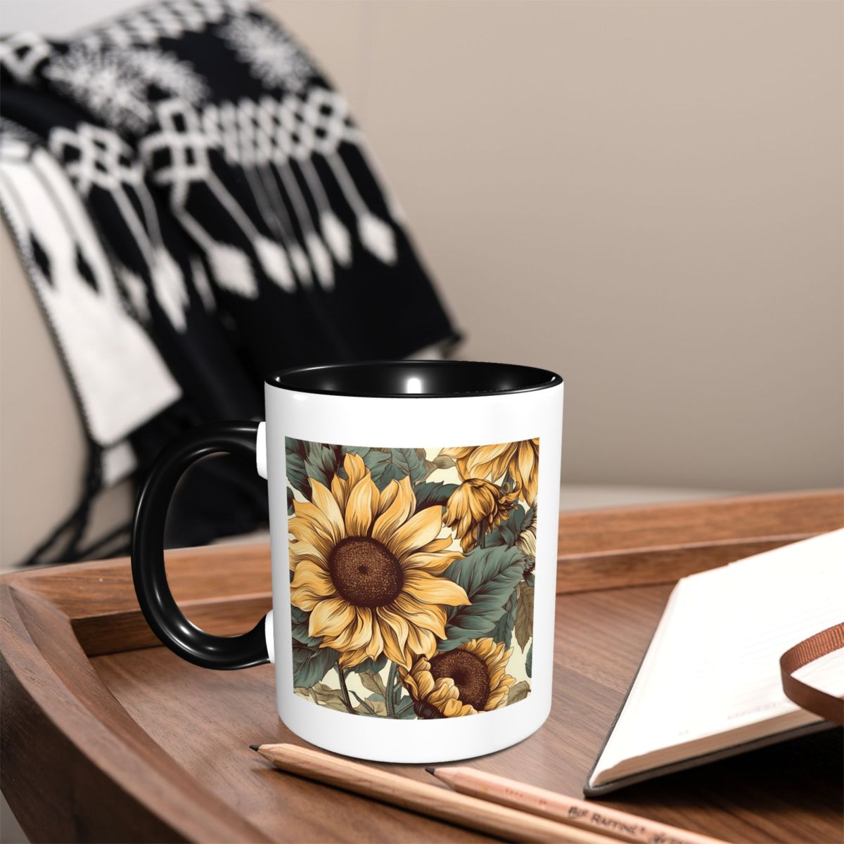 Złoty Klaster Słoneczników Vin – Coffee Tea Drawing recenzja i cena