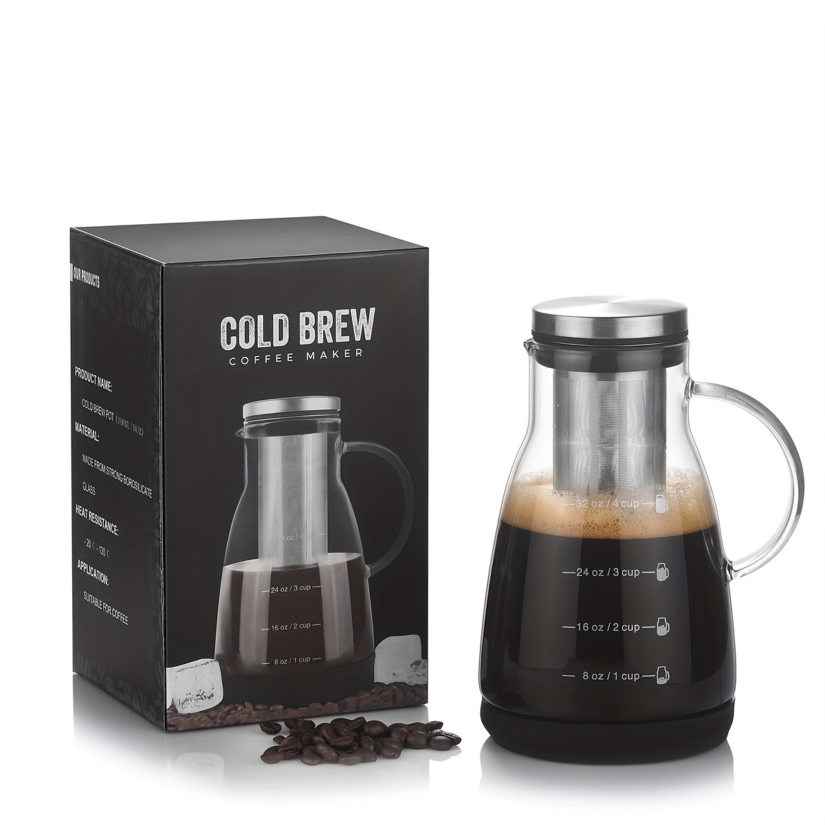 Klasyczny szklany dzbanek do k – Juice Tea Coffee recenzja i cena