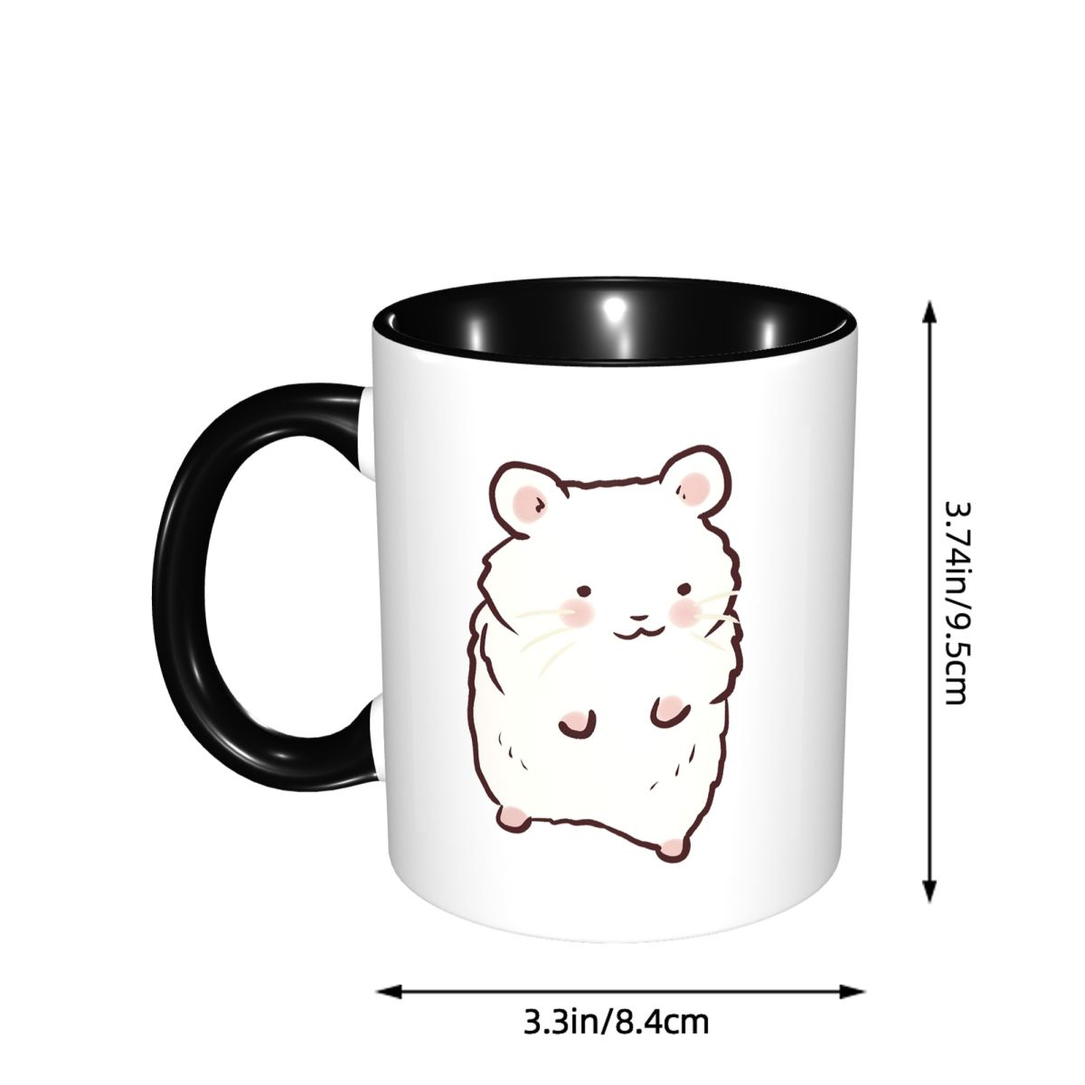 Uroczy kubek z rysunkiem chomi – Coffee Tea Drawing recenzja i cena