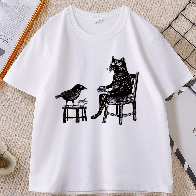 Koszulka z grafiką Kawa i Herb – Coffee Tea Drawing recenzja i cena