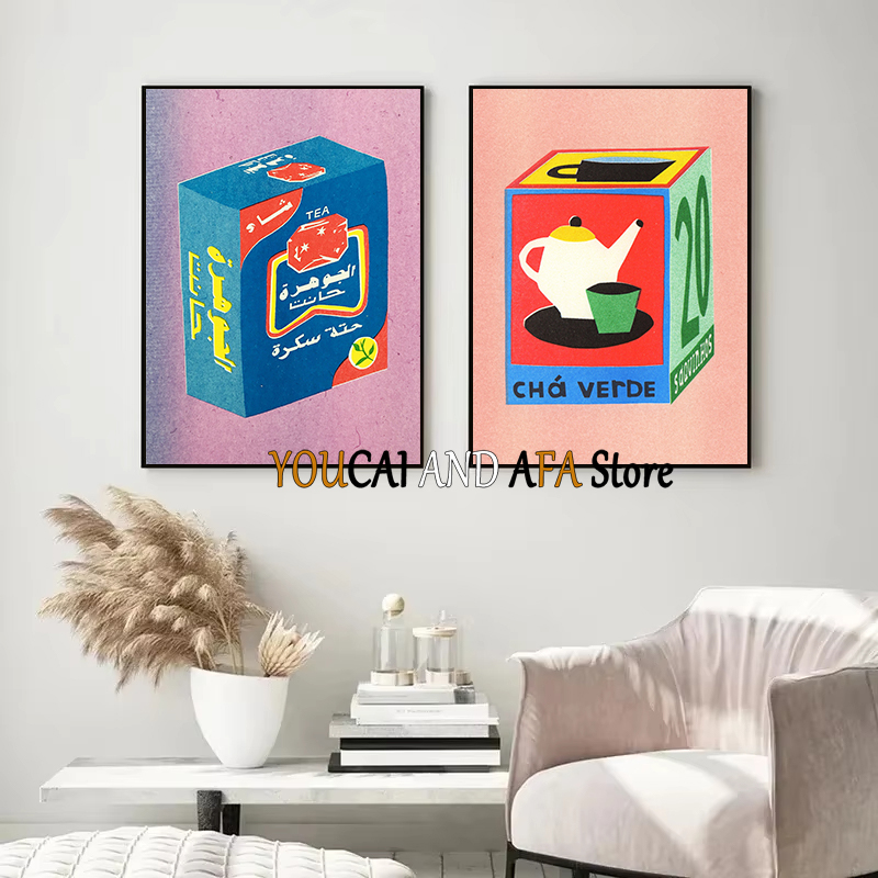 Abstrakcyjne Napoje Mleko Sok  – Coffee Tea Drawing recenzja i cena