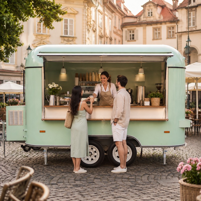 Wózek gastronomiczny, sprzedaż – Juice Tea Coffee recenzja i cena